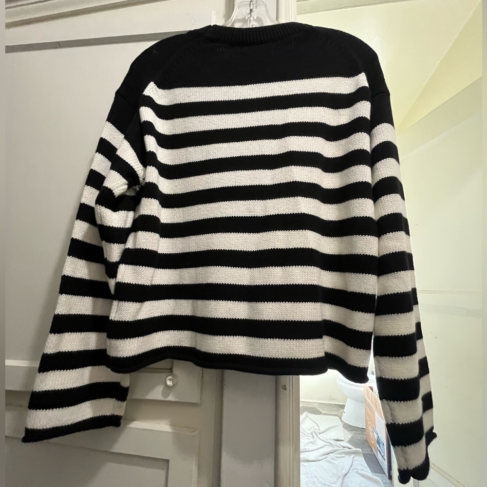 Velvet Lex cotton cashmere striped sweater NWT new size XS - Picture 11 of 16